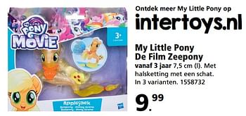 Aanbiedingen My little pony de film zeepony - My Little Pony - Geldig van 28/08/2017 tot 24/09/2017 bij Intertoys