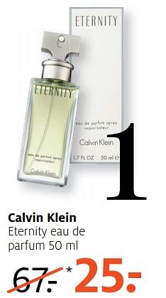 Aanbiedingen Calvin klein eternity eau de parfum - Calvin Klein - Geldig van 28/08/2017 tot 10/09/2017 bij Etos