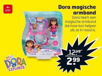 Aanbiedingen Dora magische armband - Dora - Geldig van 29/08/2017 tot 03/09/2017 bij Trekpleister