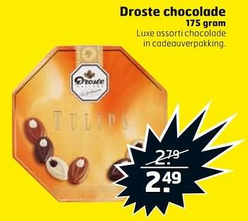 Aanbiedingen Droste chocolade - Droste - Geldig van 29/08/2017 tot 03/09/2017 bij Trekpleister