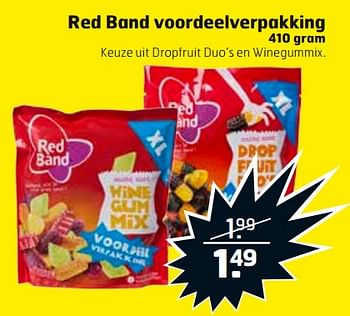 Aanbiedingen Red band voordeelverpakking - Red band - Geldig van 29/08/2017 tot 03/09/2017 bij Trekpleister