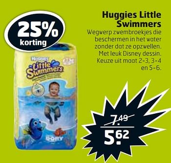 Aanbiedingen Huggies little swimmers - Huggies - Geldig van 29/08/2017 tot 03/09/2017 bij Trekpleister