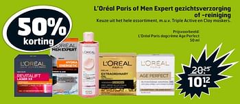 Aanbiedingen L`oréal paris dagcrème age perfect - L'Oreal Paris - Geldig van 29/08/2017 tot 03/09/2017 bij Trekpleister
