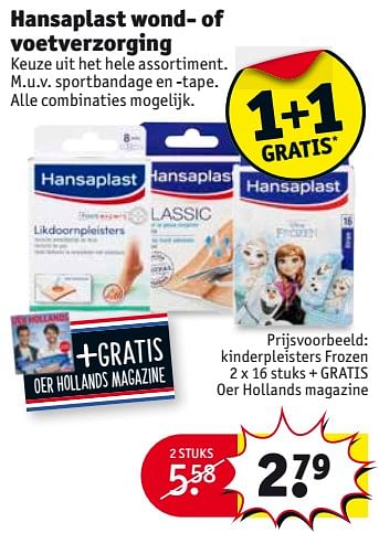 Aanbiedingen Hansaplast wond- of voetverzorging - Hansaplast - Geldig van 29/08/2017 tot 10/09/2017 bij Kruidvat