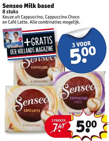 Aanbiedingen Senseo milk based - Douwe Egberts - Geldig van 29/08/2017 tot 10/09/2017 bij Kruidvat