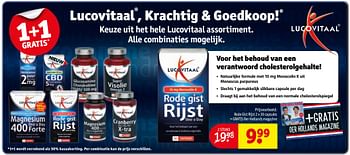 Aanbiedingen Rode gist rijst + gratis oer hollands magazine - Lucovitaal - Geldig van 29/08/2017 tot 10/09/2017 bij Kruidvat