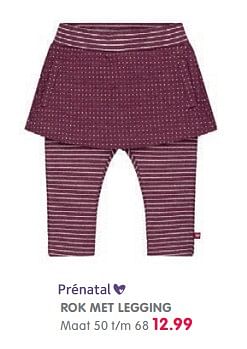 Aanbiedingen Rok met legging - Huismerk - Prenatal - Geldig van 29/08/2017 tot 24/09/2017 bij Prenatal