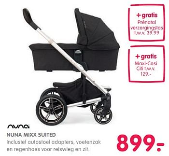 Aanbiedingen Nuna mixx suited - Nuna - Geldig van 29/08/2017 tot 24/09/2017 bij Prenatal