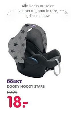 Aanbiedingen Dooky hoody stars - Dooky - Geldig van 29/08/2017 tot 24/09/2017 bij Prenatal