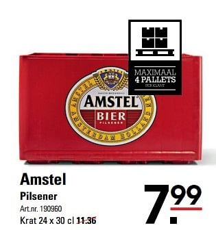 Aanbiedingen Amstel - Amstel - Geldig van 28/08/2017 tot 11/09/2017 bij Sligro