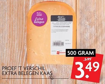 Aanbiedingen Proef `t verschil extra belegen kaas - Huismerk - Deka Markt - Geldig van 31/08/2017 tot 03/09/2017 bij Deka Markt