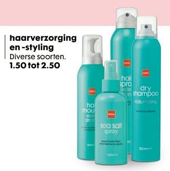 Aanbiedingen Haarverzorging en -styling - Huismerk - Hema - Geldig van 11/09/2017 tot 01/10/2017 bij Hema
