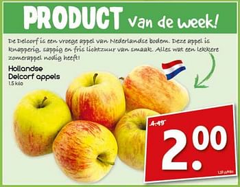 Aanbiedingen Hollandse delcorf appels - Huismerk - Agrimarkt - Geldig van 28/08/2017 tot 11/09/2017 bij Agrimarkt