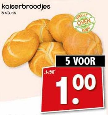 Aanbiedingen Kaiserbroodjes - Huismerk - Agrimarkt - Geldig van 28/08/2017 tot 11/09/2017 bij Agrimarkt