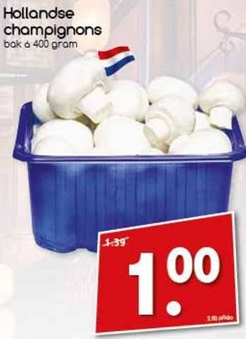 Aanbiedingen Hollandse champignons - Huismerk - Agrimarkt - Geldig van 28/08/2017 tot 11/09/2017 bij Agrimarkt