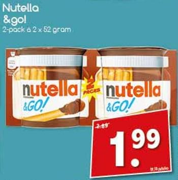 Aanbiedingen Nutella + go! - Nutella - Geldig van 28/08/2017 tot 11/09/2017 bij Agrimarkt