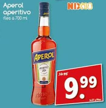Aanbiedingen Aperol aperitivo - Aperol - Geldig van 28/08/2017 tot 11/09/2017 bij Agrimarkt