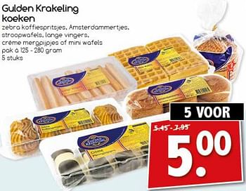 Aanbiedingen Gulden krakeling koeken - Gulden Krakeling - Geldig van 28/08/2017 tot 11/09/2017 bij Agrimarkt