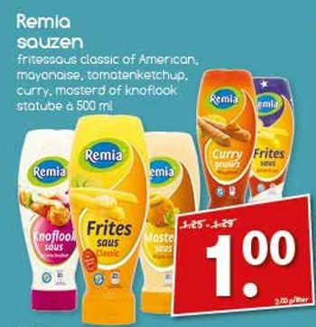 Aanbiedingen Remia sauzen - Remia - Geldig van 28/08/2017 tot 11/09/2017 bij Agrimarkt