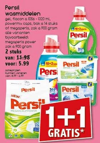 Aanbiedingen Persil wasmiddelen - Persil - Geldig van 28/08/2017 tot 11/09/2017 bij Agrimarkt