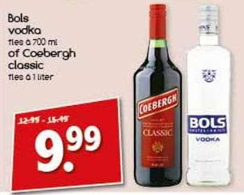 Aanbiedingen Bols vodka of coebergh classic - Huismerk - Agrimarkt - Geldig van 28/08/2017 tot 11/09/2017 bij Agrimarkt