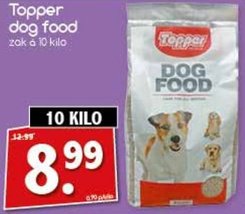 Aanbiedingen Topper dog food - Topper - Geldig van 28/08/2017 tot 11/09/2017 bij Agrimarkt