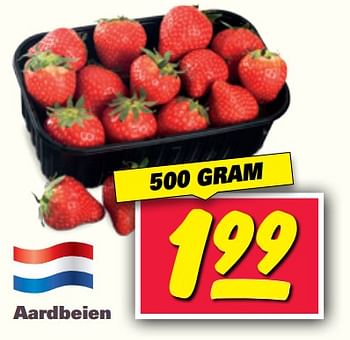 Aanbiedingen Aardbeien - Huismerk - Nettorama - Geldig van 28/08/2017 tot 11/09/2017 bij Nettorama