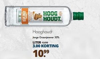Aanbiedingen Hooghoudt jonge graanjenever 30% - Hooghoudt - Geldig van 28/08/2017 tot 11/10/2017 bij Mitra