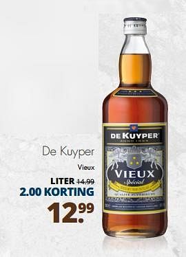 Aanbiedingen De kuyper vieux - De Kuyper - Geldig van 28/08/2017 tot 11/10/2017 bij Mitra