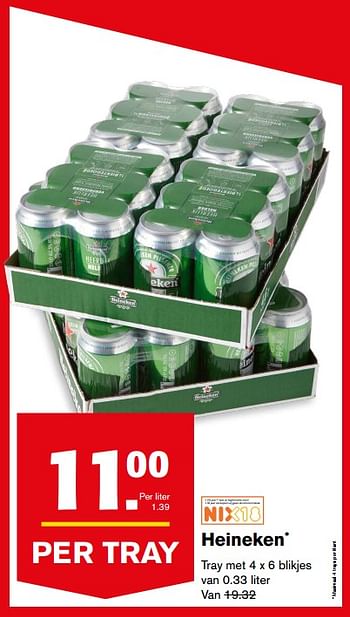 Aanbiedingen Heineken - Heineken - Geldig van 30/08/2017 tot 05/09/2017 bij Hoogvliet
