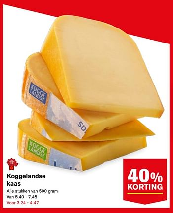 Aanbiedingen Koggelandse kaas - Koggelandse - Geldig van 30/08/2017 tot 05/09/2017 bij Hoogvliet