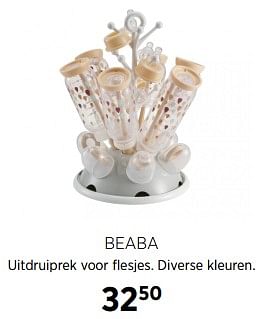 Aanbiedingen Beaba uitdruiprek voor flesjes - Beaba - Geldig van 31/08/2017 tot 25/09/2017 bij Babypark