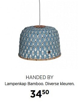 Aanbiedingen Handed by lampenkap bamboo - Handed by  - Geldig van 31/08/2017 tot 25/09/2017 bij Babypark