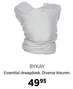Aanbiedingen Bykay essential draagdoek - Bykay - Geldig van 31/08/2017 tot 25/09/2017 bij Babypark