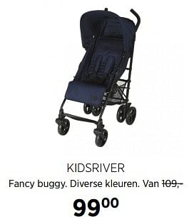Aanbiedingen Kidsriver fancy buggy - Kidsriver - Geldig van 31/08/2017 tot 25/09/2017 bij Babypark