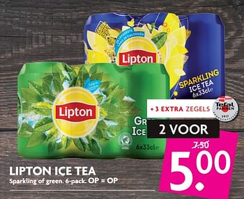 Aanbiedingen Lipton ice tea - Lipton - Geldig van 03/09/2017 tot 09/09/2017 bij Deka Markt