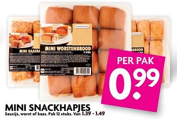 Aanbiedingen Mini snackhapjes - Schapendonk - Geldig van 03/09/2017 tot 09/09/2017 bij Deka Markt