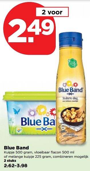 Aanbiedingen Blue band kuipje - Blue Band - Geldig van 03/09/2017 tot 09/09/2017 bij Plus