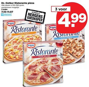 Aanbiedingen Dr. oetker ristorante pizza - Dr. Oetker - Geldig van 03/09/2017 tot 09/09/2017 bij Plus