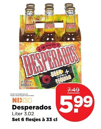Aanbiedingen Desperados - Desperados - Geldig van 03/09/2017 tot 09/09/2017 bij Plus