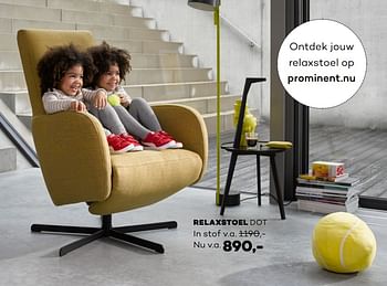 Aanbiedingen Relaxstoel dot - Huismerk - Prominent - Geldig van 01/09/2017 tot 16/09/2017 bij Prominent