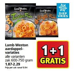 Aanbiedingen Lamb weston aardappelvariaties - Lambweston - Geldig van 04/09/2017 tot 10/09/2017 bij Jan Linders