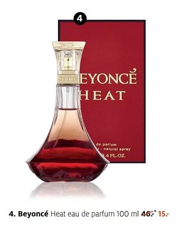 Aanbiedingen Beyoncé heat eau de parfum - Beyoncé Heat - Geldig van 04/09/2017 tot 10/09/2017 bij Etos