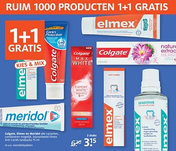 Aanbiedingen Elmex anti-cariës tandpasta - Elmex - Geldig van 04/09/2017 tot 10/09/2017 bij Etos