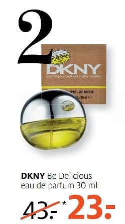 Aanbiedingen Dkny be delicious eau de parfum - DKNY - Geldig van 04/09/2017 tot 10/09/2017 bij Etos
