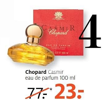 Aanbiedingen Chopard casmir eau de parfum - Chopard - Geldig van 04/09/2017 tot 10/09/2017 bij Etos