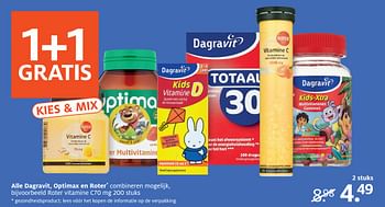 Aanbiedingen Roter vitamine c70 - Roter - Geldig van 04/09/2017 tot 10/09/2017 bij Etos