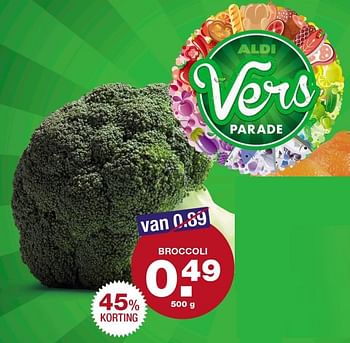 Aanbiedingen Broccoli - Huismerk - Aldi - Geldig van 04/09/2017 tot 10/09/2017 bij Aldi