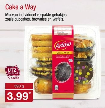 Aanbiedingen Cake a way - Arioso - Geldig van 04/09/2017 tot 10/09/2017 bij Aldi