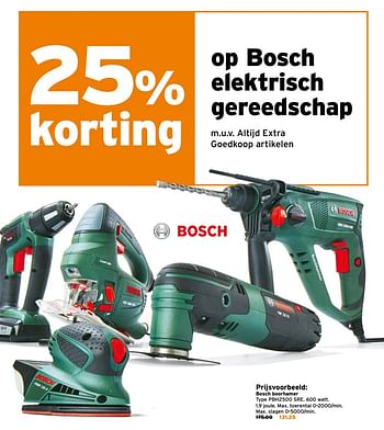 Aanbiedingen Bosch boorhamer type pbh2500 sre - Bosch - Geldig van 04/09/2017 tot 10/09/2017 bij Gamma
